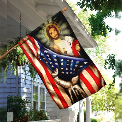 America Nee - Christian Garden Flags - Outdoor Christian Flag