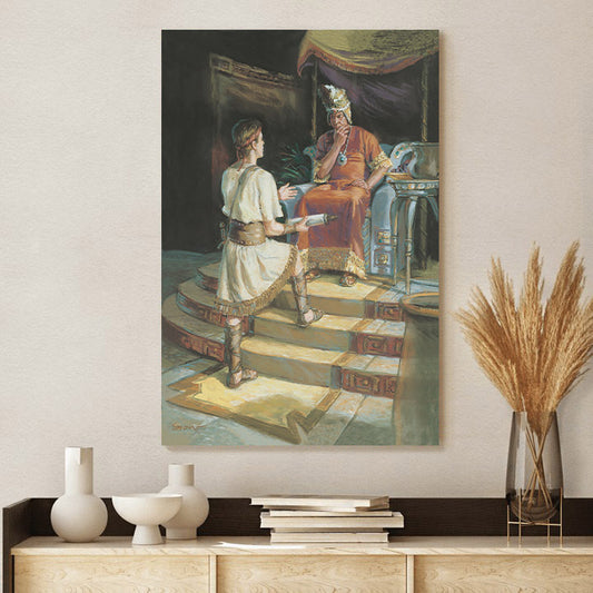 Ammon And King Lamoni Canvas Pictures - Religious Canvas Wall Art - Scriptures Wall Decor