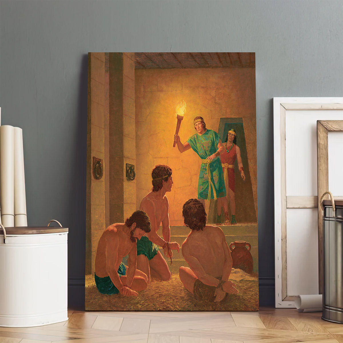 Ammon Delivers Aaron And His Companions From Prison Canvas Pictures - Religious Canvas Wall Art - Scriptures Wall Decor