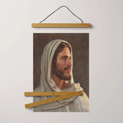 Amongst Us Hanging Canvas Wall Art - Jesus Picture - Jesus Portrait Canvas - Religious Canvas