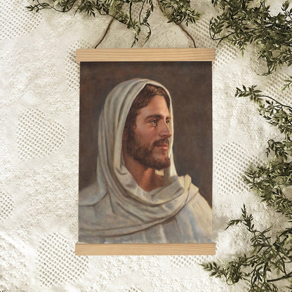 Amongst Us Hanging Canvas Wall Art - Jesus Picture - Jesus Portrait Canvas - Religious Canvas