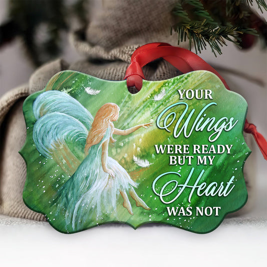 Angel Faith Your Wings Were Ready But My Heart Was Not Ornament - Christmas Ornament - Ciaocustom