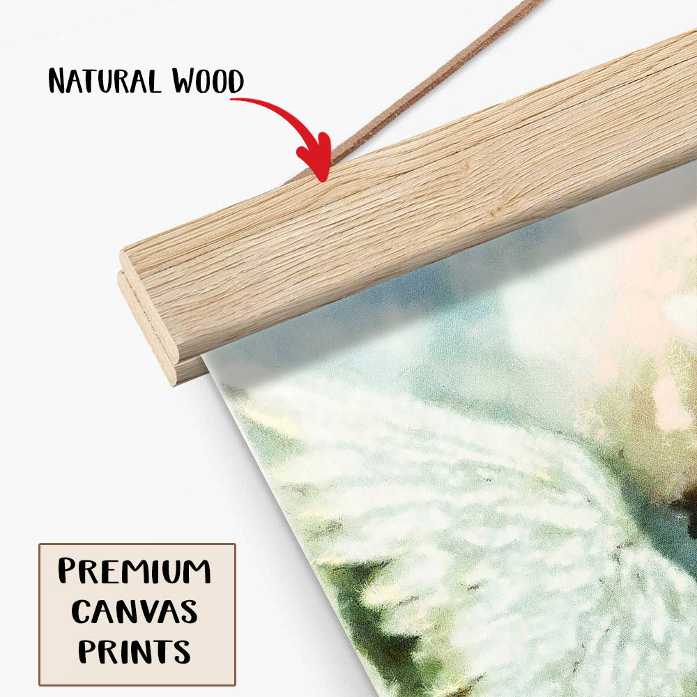 Angel Hanging Canvas Hanging Wall Art - Catholic Hanging Canvas Wall Art - Religious Gift - Christian Wall Art Decor