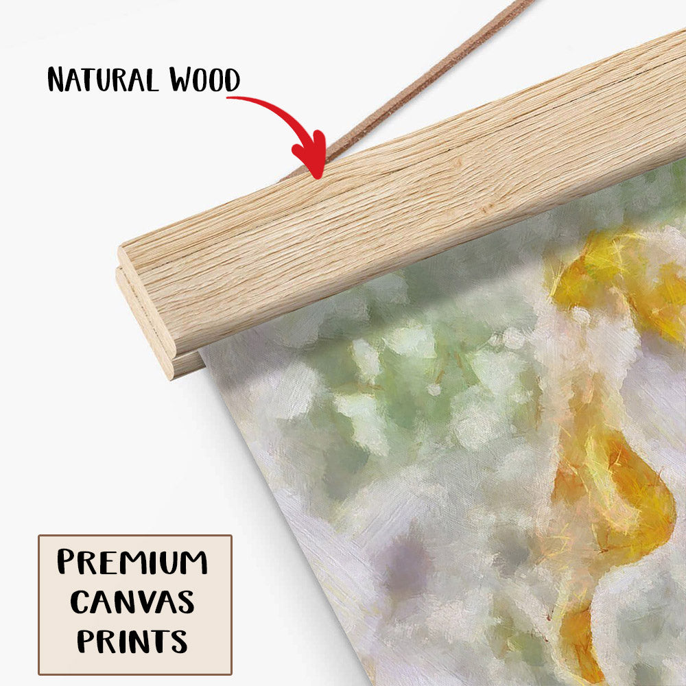 Angel Heart Hanging Canvas Wall Art Decor - Catholic Hanging Canvas Wall Art - Religious Gift - Christian Wall Art Decor