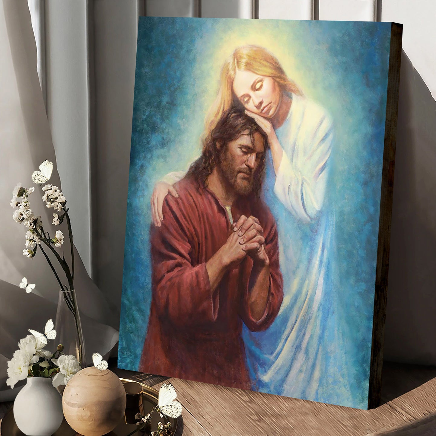 Angel Mother Canvas Wall Art - Gift For Mom