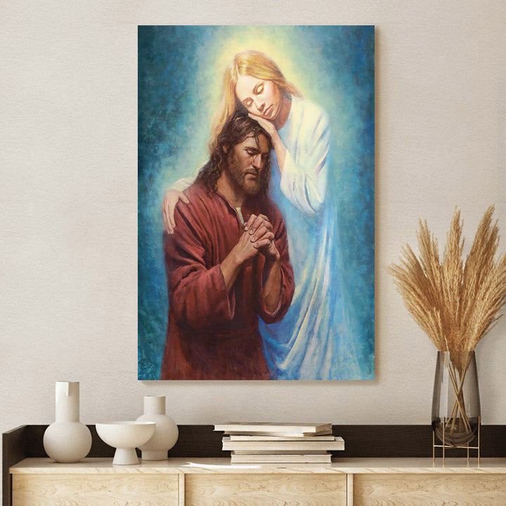 Angel Mother Canvas Wall Art - Gift For Mom