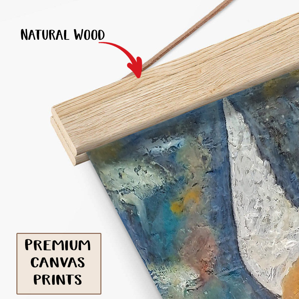 Angel Oil Painting Hanging Canvas Wall Art - Catholic Hanging Canvas Wall Art - Religious Gift - Christian Wall Art Decor