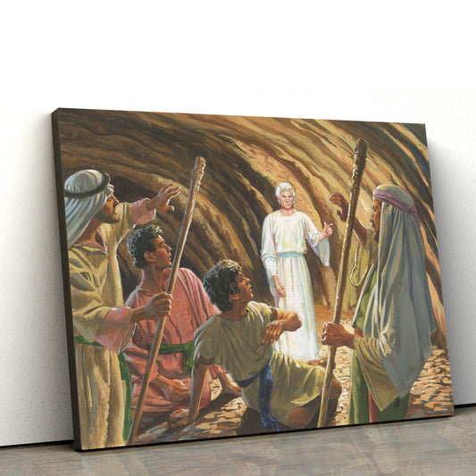 Angel Stopping Laman And Lemuel Canvas Pictures - Christian Paintings For Home - Religious Canvas Wall Decor