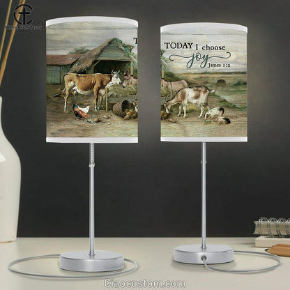 Animal farm Today I choose Table Lamp For Bedroom - Bible Verse Table Lamp - Religious Room Decor