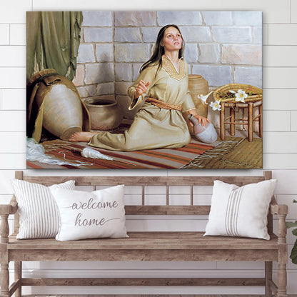 Annunciation To Mary Canvas Picture - Jesus Christ Canvas Art - Christian Wall Art