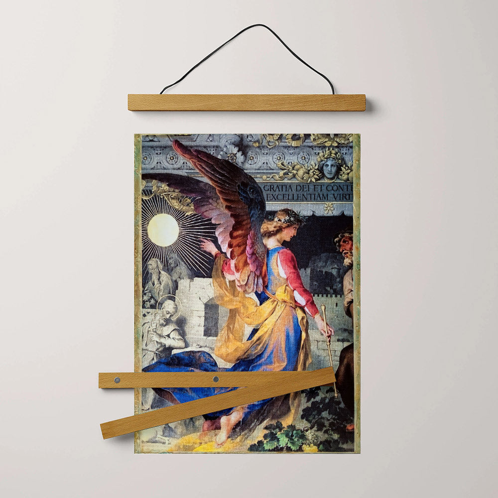 Archangel Angel Religious Canvas Hanging Wall Art - Catholic Canvas Wall Art - Religious Gift - Christian Wall Art Decor