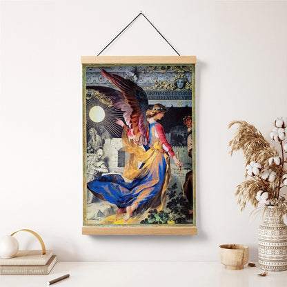 Archangel Angel Religious Canvas Hanging Wall Art - Catholic Canvas Wall Art - Religious Gift - Christian Wall Art Decor