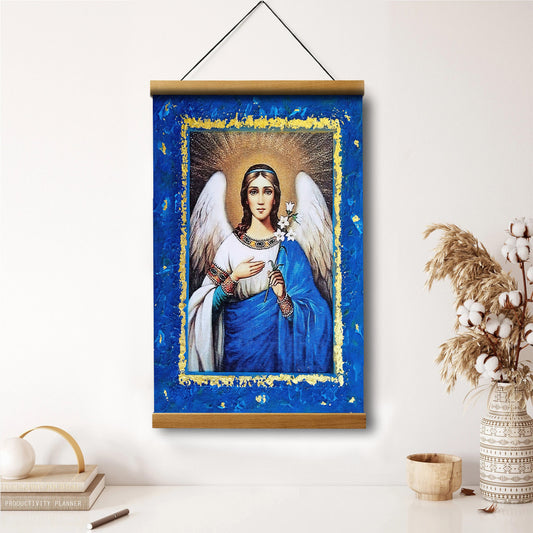 Archangel Gabriel 1 Hanging Canvas Wall Art - Catholic Hanging Canvas Wall Art - Religious Gift - Christian Wall Art Decor