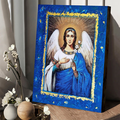 Archangel Gabriel 2 Canvas Wall Art - Catholic Canvas Wall Art - Religious Gift - Christian Wall Art Decor