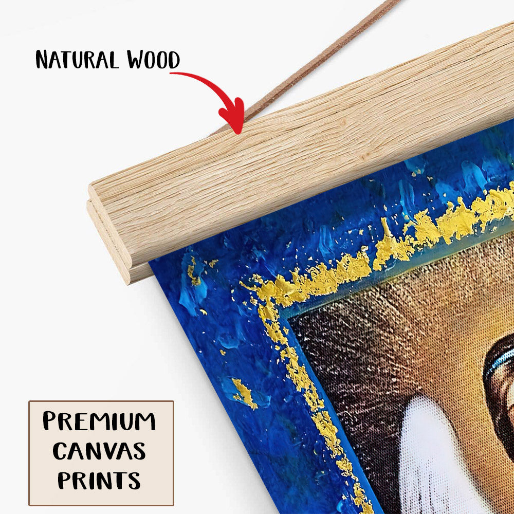 Archangel Gabriel 2 Hanging Canvas Wall Art - Catholic Hanging Canvas Wall Art - Religious Gift - Christian Wall Art Decor