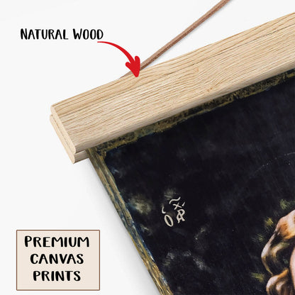 Archangel Michael Hanging Canvas Wall Art - Religious Gift - Christian Wall Art Decor - Catholic Hanging Canvas Wall Art