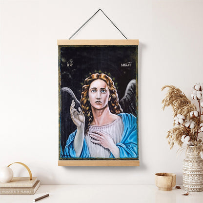 Archangel Michael Hanging Canvas Wall Art - Religious Gift - Christian Wall Art Decor - Catholic Hanging Canvas Wall Art