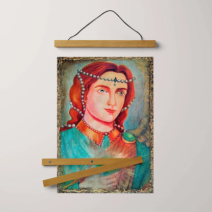 Archangel Raphael Hanging Canvas Wall Art - Catholic Hanging Canvas Wall Art - Religious Gift - Christian Wall Art Decor