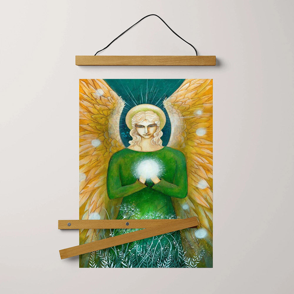 Archangel Raphael Hanging Canvas Wall Art 1 - Catholic Canvas Wall Art - Religious Gift - Christian Wall Art Decor