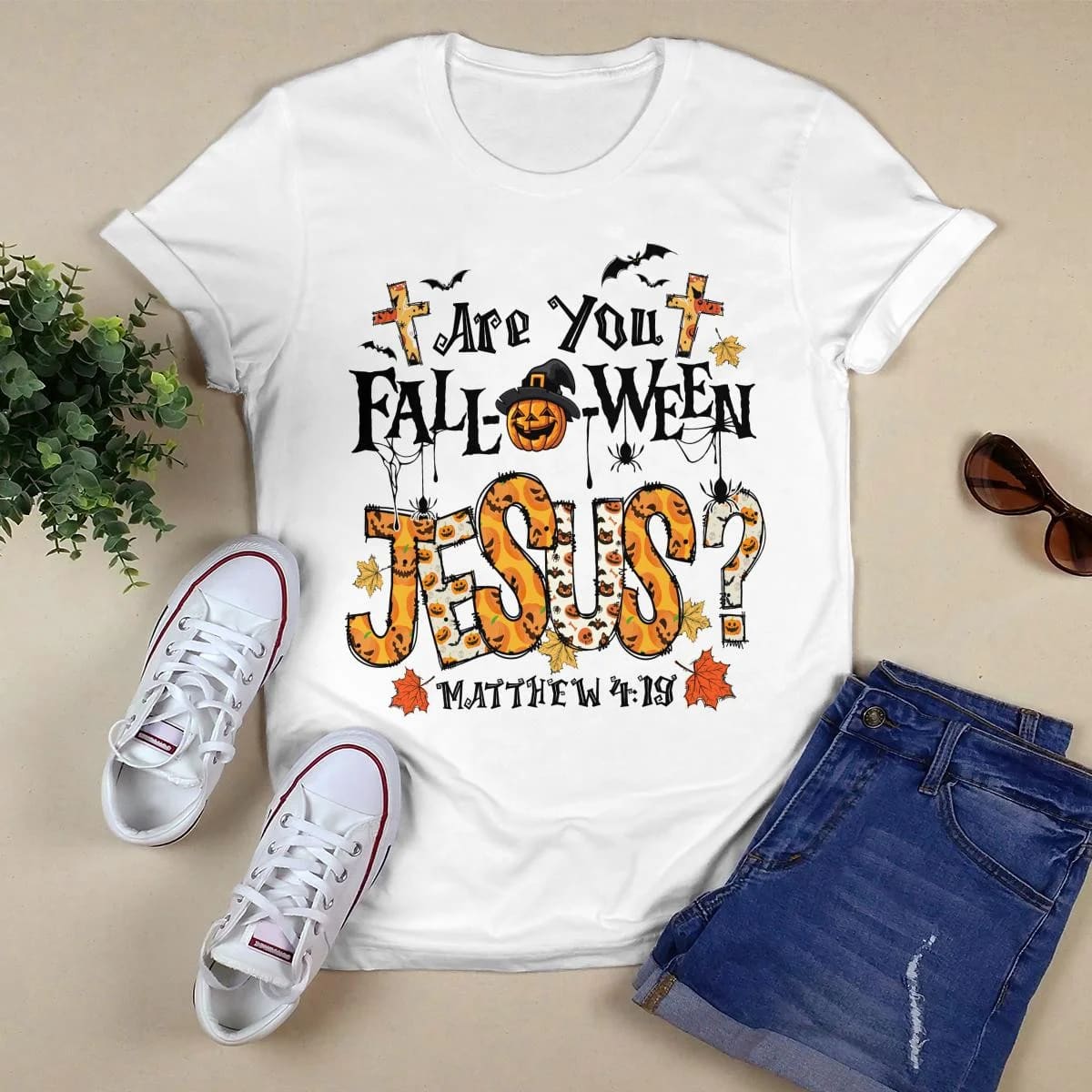 Are You Fall-O-Ween Jesus Halloween T-Shirt, Jesus Sweatshirt Hoodie, Faith T-Shirt