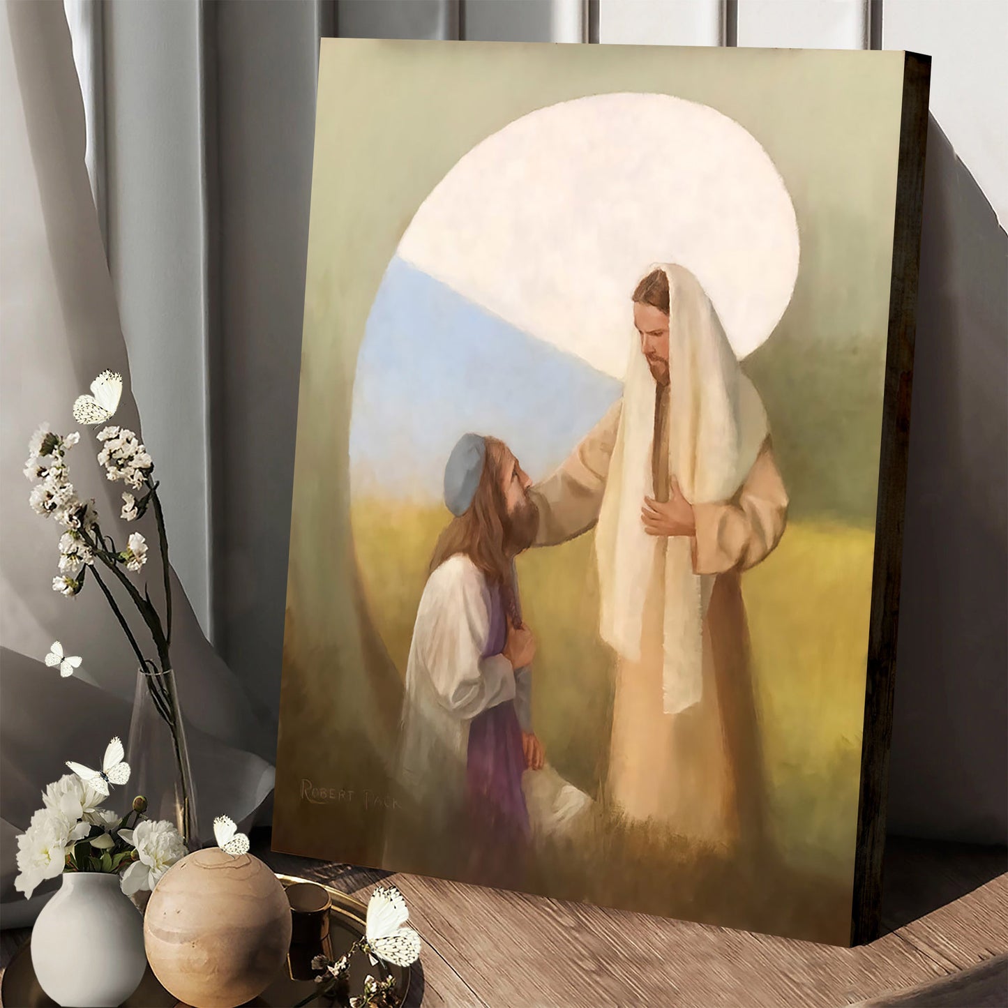 Arise And Be Whole Canvas Wall Art - Jesus Canvas Pictures - Christian Canvas Wall Art