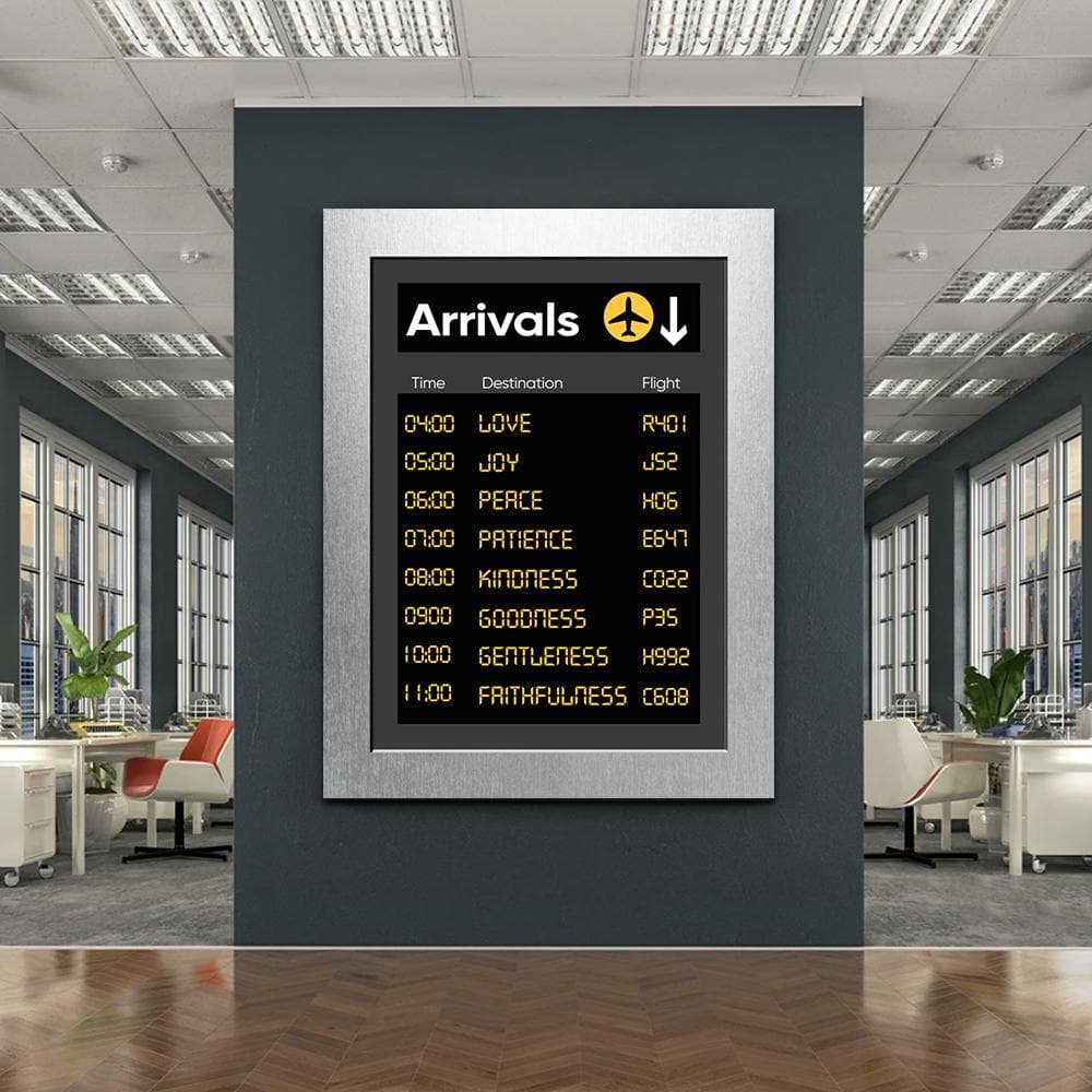 Arrivals Canvas - Religious Canvas Art - Christian Canvas Wall Art - Ciaocustom