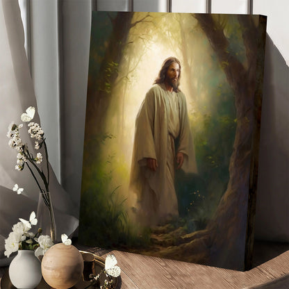 Art Biblical Wall Art Jesus Painting Picture - Jesus Canvas Art - Christian Wall Art