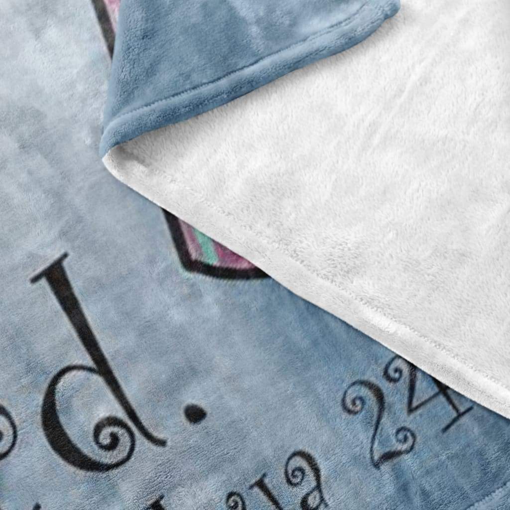 As For Me And My House We Will Serve The Lord Joshua 2415 Fleece Blanket - Christian Blanket - Bible Verse Blanket