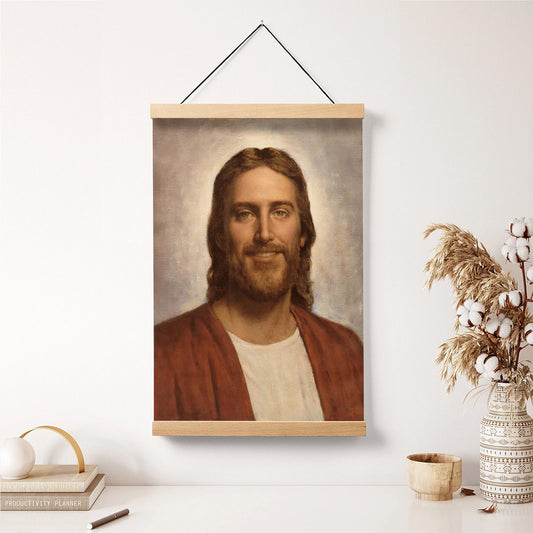 As I Have Loved You Hanging Canvas Wall Art - Jesus Picture - Jesus Portrait Canvas - Religious Canvas