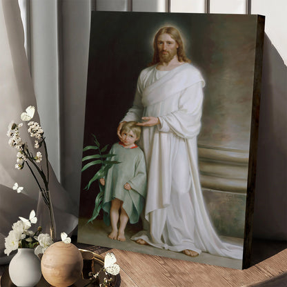 As a Little Child 2 Canvas Wall Art - Jesus Canvas Pictures - Christian Canvas Wall Art