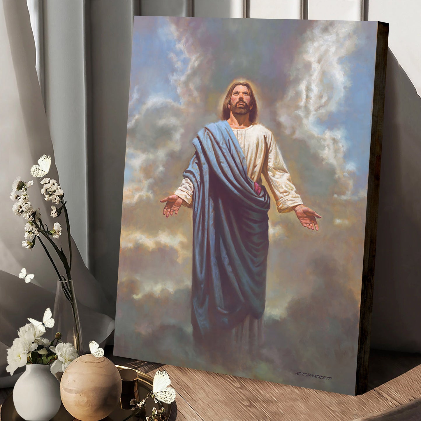 Ascension Canvas Picture - Jesus Christ Canvas Art - Christian Wall Canvas