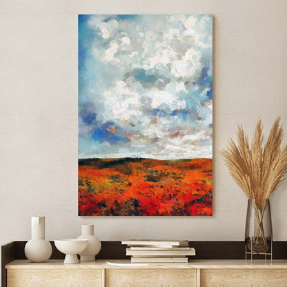 Autumn Sky Painting Canvas Wall Art - Canvas Wall Decor - Home Decor Living Room