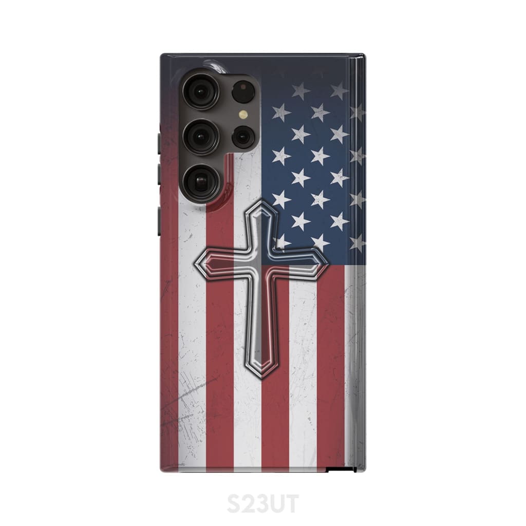 Awesome American Flag Cross Phone Case - Christian Phone Cases- Iphone Samsung Cases Christian