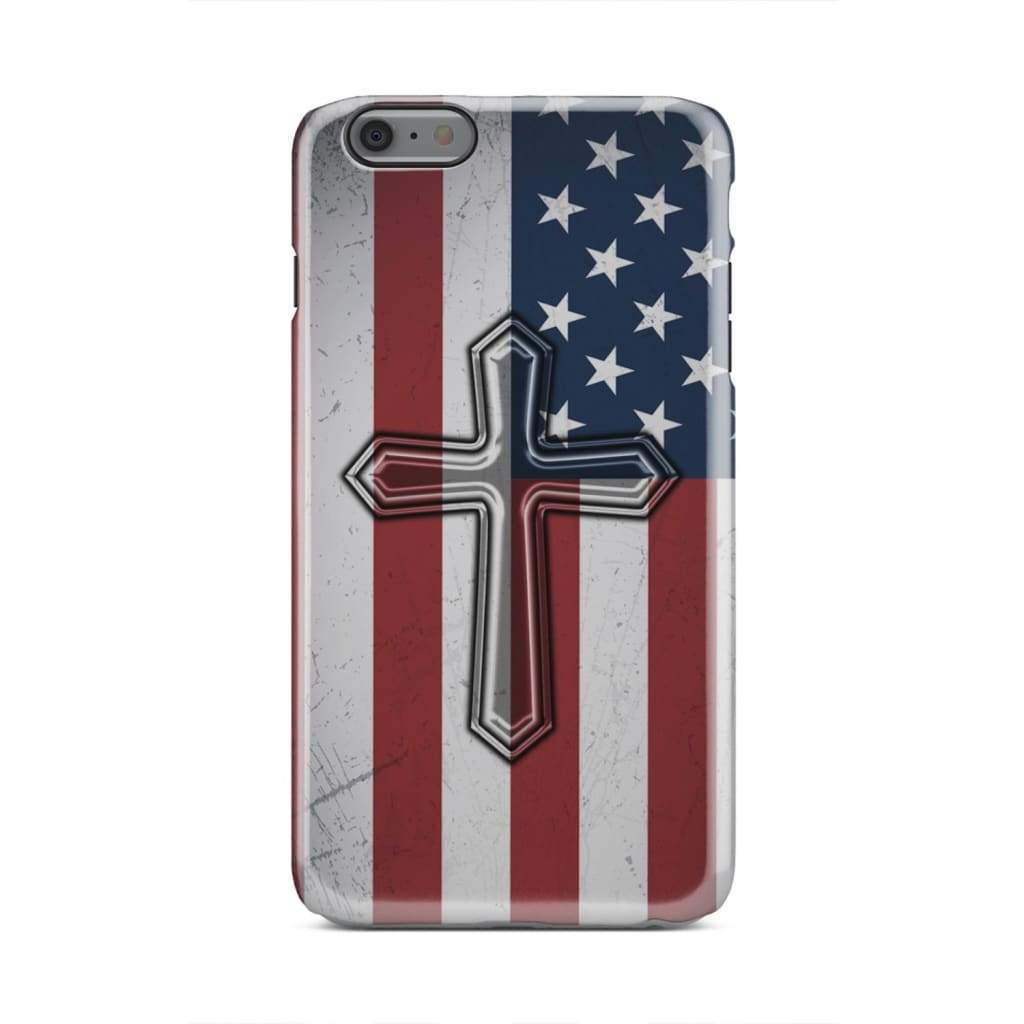 Awesome American Flag Cross Phone Case - Christian Phone Cases - Religious Phone Case