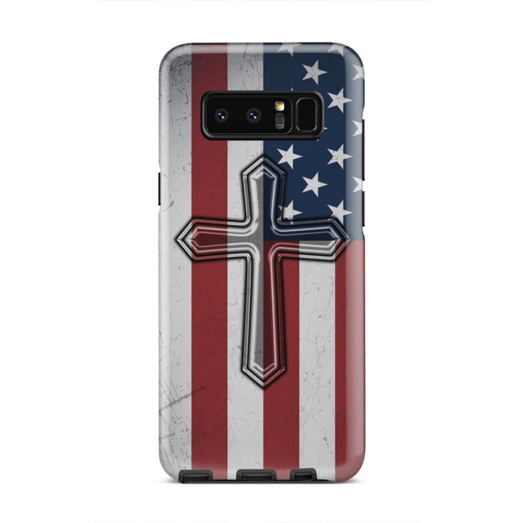 Awesome American Flag Cross Phone Case - Christian Phone Cases - Religious Phone Case