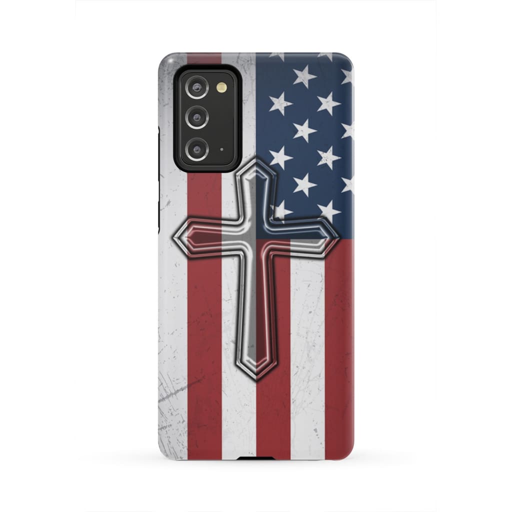 Awesome American Flag Cross Phone Case - Christian Phone Cases - Religious Phone Case