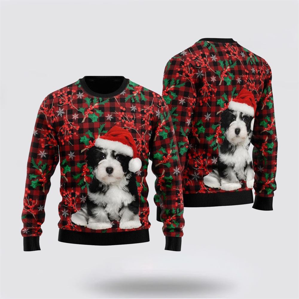 Awesome Bichon Havanese Ugly Christmas Sweater For Men And Women, Gift For Christmas, Best Winter Christmas Outfit