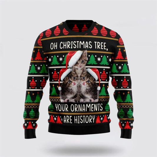 Awesome Cat Funny Family Ugly Christmas Sweater For Men And Women, Best Gift For Christmas, Christmas Fashion Winter