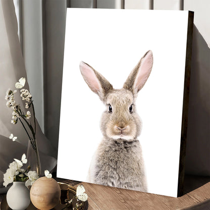 Baby Bunny Canvas Print - Easter Wall Art - Easter Vertical Canvas - Easter Gift