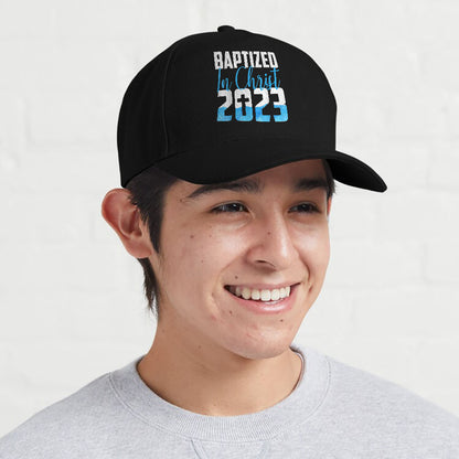 Baptized In Christ 2023 Water Baptism Church Group Faith Fun Cap