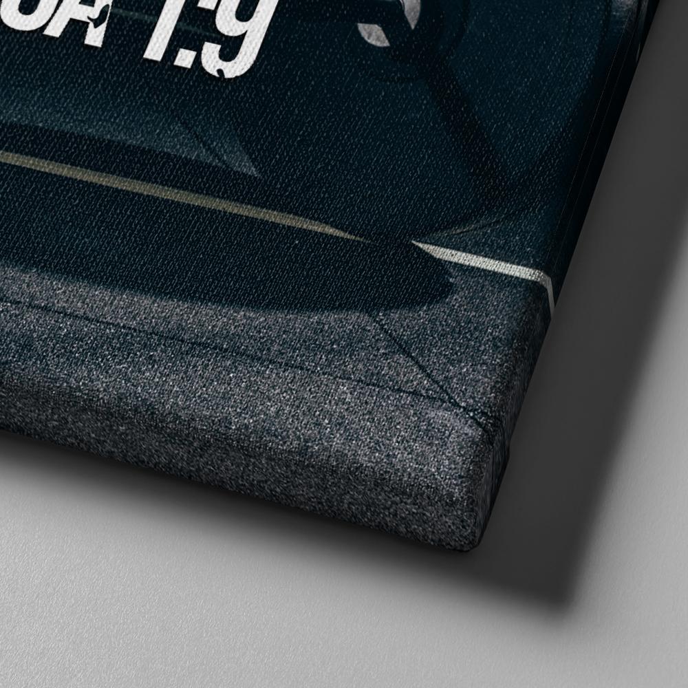 Barbell Joshua 19 Be Strong And Courageous Wall Art - Christian Canvas Wall Art