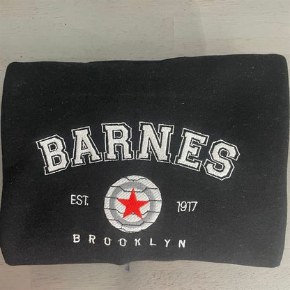 Barnes 1917 Embroidered Sweatshirt, Women's Embroidered Sweatshirts