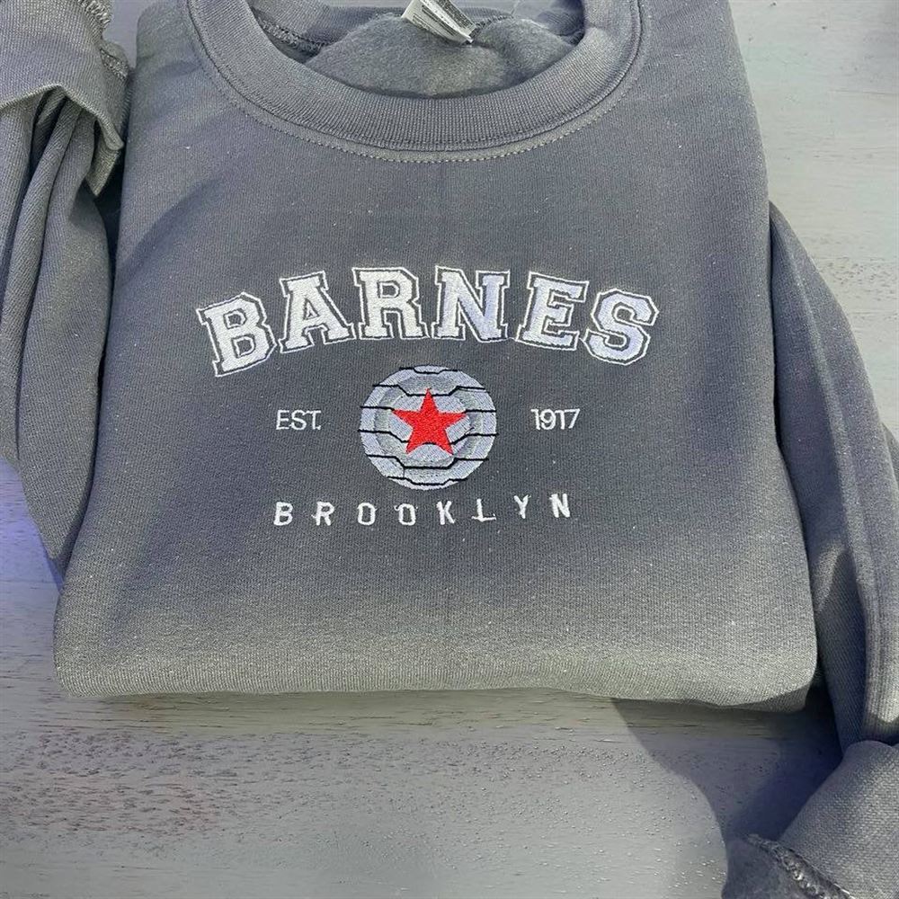 Barnes 1917 Embroidered Sweatshirt, Women's Embroidered Sweatshirts