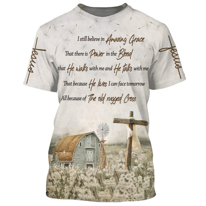Barnhouse I Still Believe In Amazing Grace That 3D All Over Printed Shirt for Men and Women