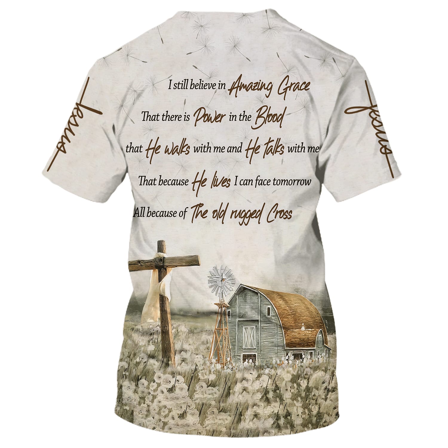 Barnhouse I Still Believe In Amazing Grace That 3D All Over Printed Shirt for Men and Women