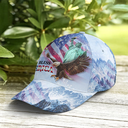 Baseball Cap For Eagle And US Flag Lovers