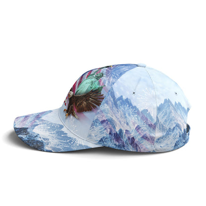 Baseball Cap For Eagle And US Flag Lovers