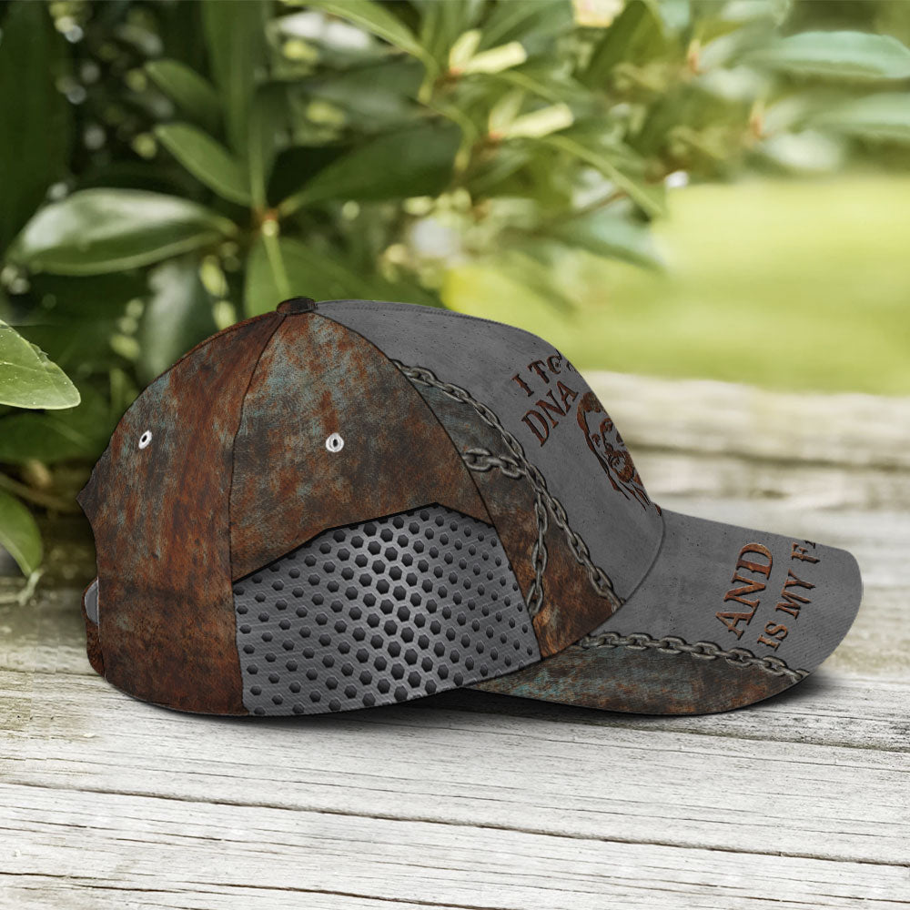 Baseball Cap For God Lovers Chain Rust And Metallic