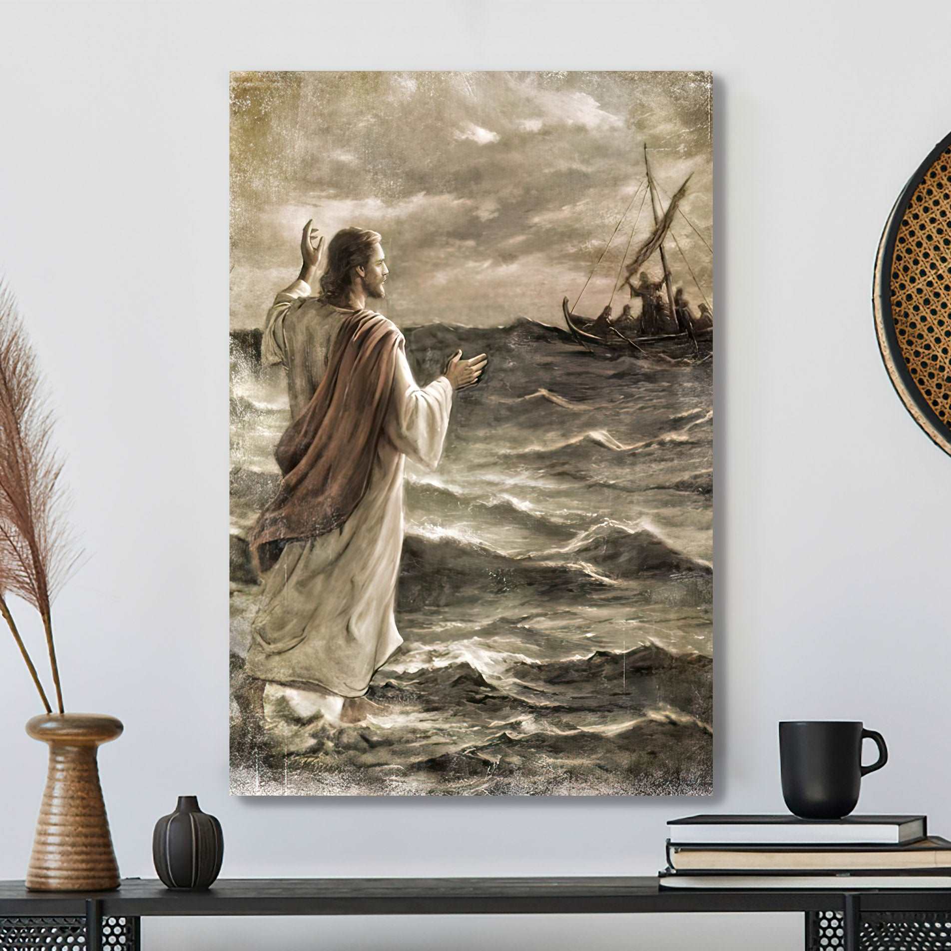 Be Not Afraid - Jesus Canvas Art - Jesus Picture - Religious Canvas Painting - Christian Wall Art - Religious Poster - Gift For Christian - Ciaocustom