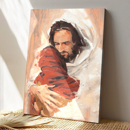 Jesus Hugging A Child Canvas - Be Still My Soul Wall Art Print - Jesus Canvas Painting - Picture Of Jesus With Children - Christian Gift - Ciaocustom